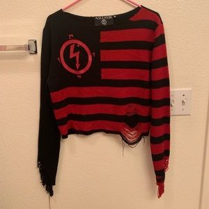 Killstar x Marilyn Manson crop sweater